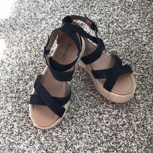 Black Espadrille Sandals